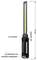 Long work light with pivoting 338° head, on/off switch and hook. Dimensions: 342 mm. Magnetic base for flexible positioning.