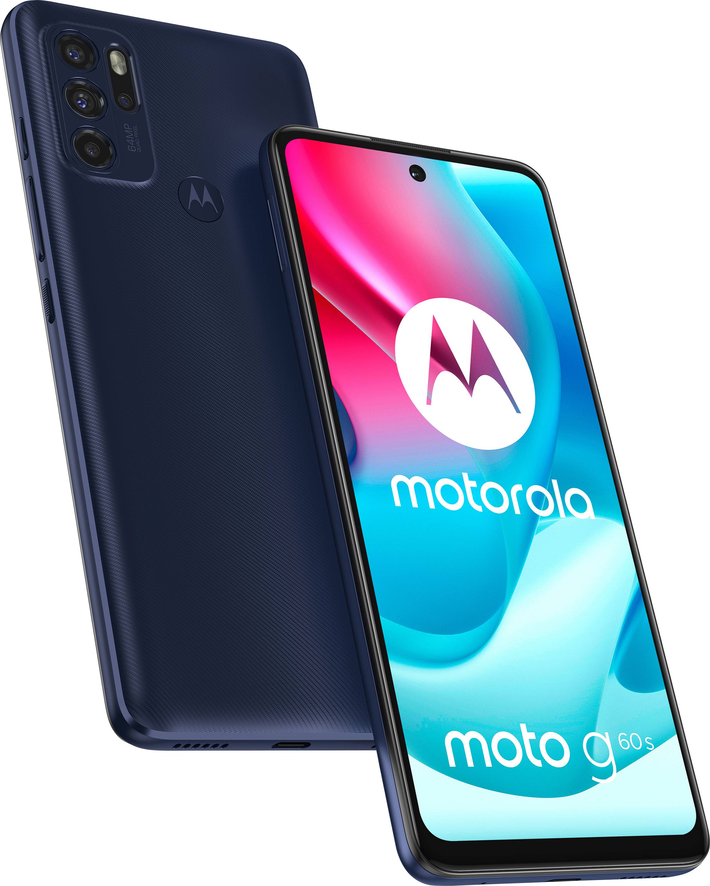 Motorola Moto G60S Smartphone 128 GB cm (6.8 inch) Dark blue Android™ Hybrid slot | Conrad.com