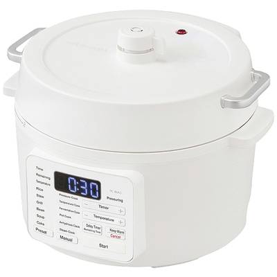 Image of WOOZOO by Ohyama PC-MA3 Multi-cooker White Timer fuction, Automatic temperature adjustment, Multifunction, Overheat protection, Rice cooker function, with