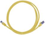 Patch cable UltraFlex, Cat. 6A, S/FTP, yellow, 2 m