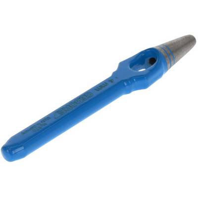 Blue Gedore centre punch, conically shaped, made of metal and plastic, used for industrial applications.