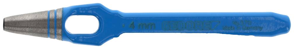 Blue metric 4mm impact socket extension with metal tip, used for screw-related tasks.