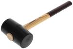 Hard rubber hammer