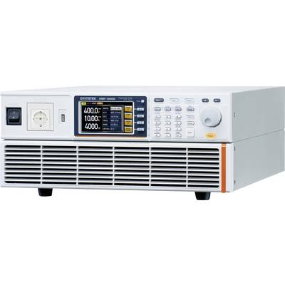 A laboratory device with a digital display, buttons and connections. Shows measurement values such as voltage and current.