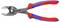 A red and blue adjustable pliers with adjustable jaws. It has ergonomic handles for better grip. Ideal for versatile plumbing work.