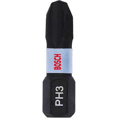 Bosch Phillips screwdriver bit marked 'PH3'. Suitable for cross-head screws.