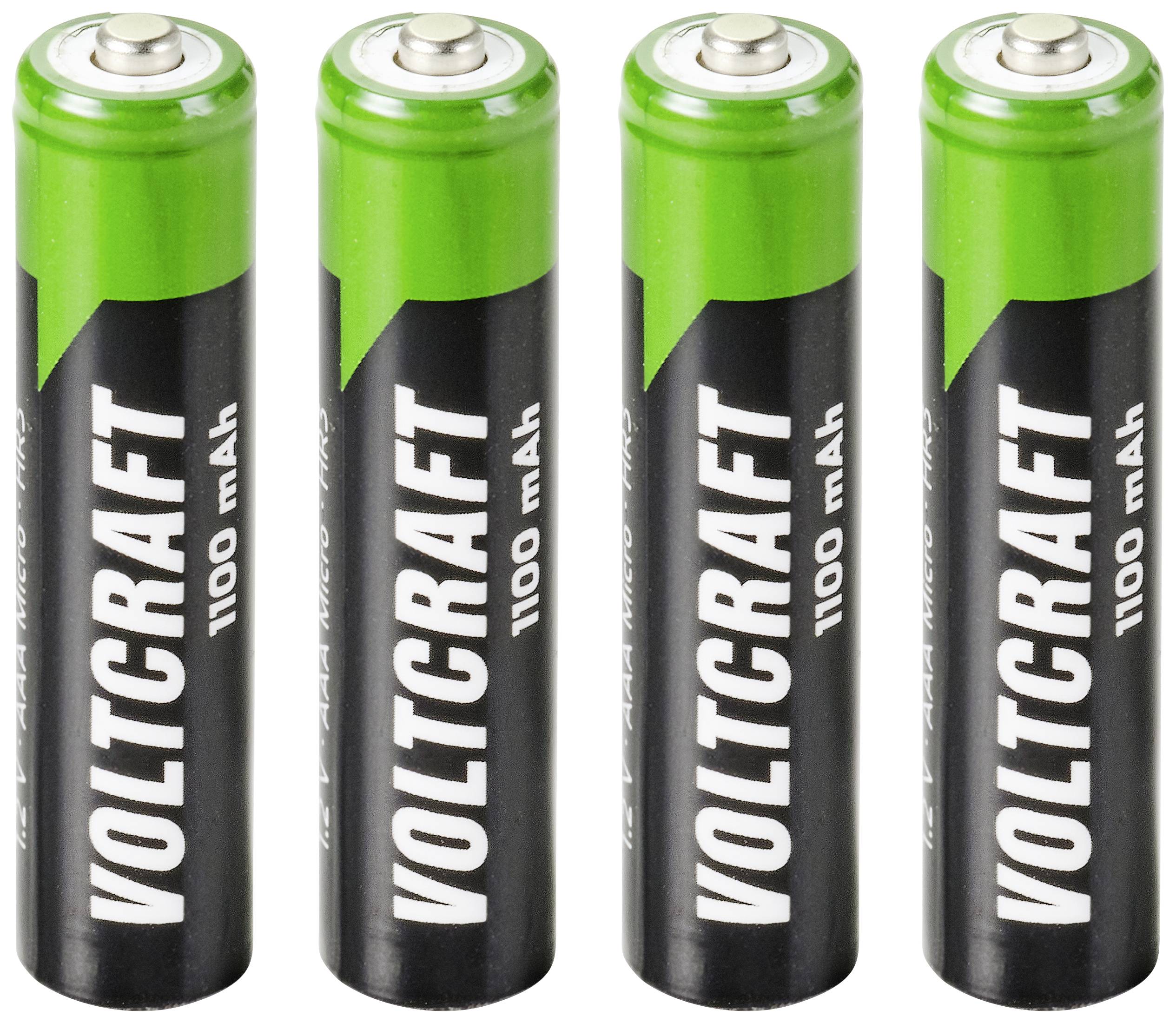 VOLTCRAFT HR03 AAA battery (rechargeable) NiMH 1100 mAh 1.2 V 4 pc(s)