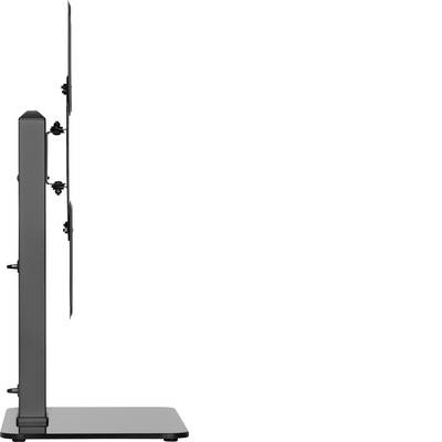 Speaka Professional SP-TVM-512 Supporto Doppio Monitor A Parete, Per Schermi Da 13 A 27 Pollici, Braccio Girevole E Orientabile, Portata 20kg