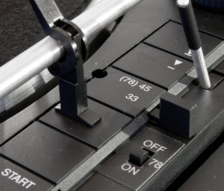 Analogis Dreher Plattenspieler Turntable type Belt drive Black-6