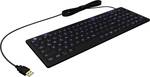Compact hygiene industrial keyboard for Windows®, black
