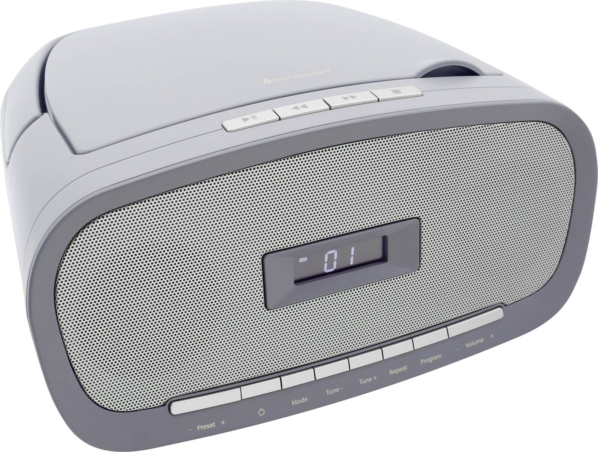 soundmaster SCD1900 Radio CD player FM AUX, CD, USB Grey-2
