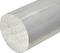 A cylindrical metal rod made of aluminium, showing a smooth, silvery surface.