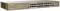 An IP-COM network switch with 24 Ethernet ports, green LED indicators for operational status, suitable for distribution in networks.
