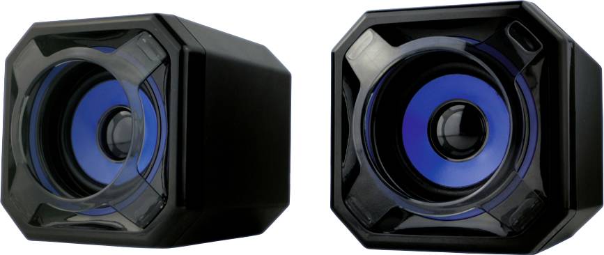 Berserker Gaming HABROK 2.0 PC speaker USB, Corded 5 W Black, Blue-1