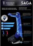 SAGA Support headphones black/blue