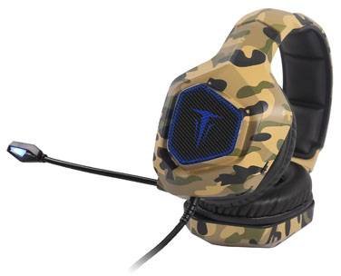 Berserker Gaming ARMY THOR Over-ear headset Corded (1075100) Stereo Black, Orange, Green Volume control Gaming-1