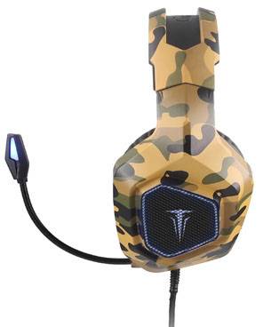 Berserker Gaming ARMY THOR Over-ear headset Corded (1075100) Stereo Black, Orange, Green Volume control Gaming-3