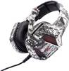 Berserker Gaming ARMY-EMBLA Over-ear headset Corded (1075100) Stereo Black, White Volume control Gaming