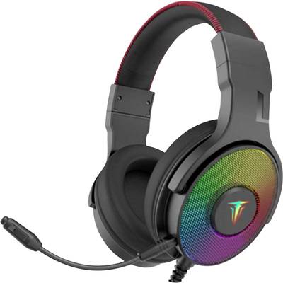 Image of Berserker Gaming THOR Gaming Over-ear headset Corded (1075100) 7.1 Surround Black