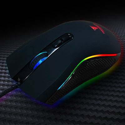Berserker Gaming S2 Gaming mouse USB Optical Black 7 Buttons 800 dpi, 1600 dpi, 2400 dpi, 3200 dpi, 4800 dpi, 6400 dpi B-4