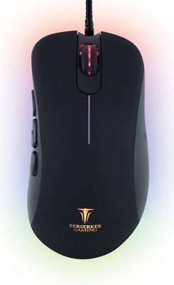 Berserker Gaming S3 Gaming mouse USB Optical Black 8 Buttons 800 dpi, 1600 dpi, 2400 dpi, 3200 dpi, 4800 dpi, 6400 dpi B-1