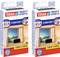 Two packs of Tesa Insect Stop Comfort window fly screens, 1.00 m x 1.00 m, as depicted on the packaging.
