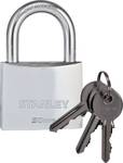 Stanley brass padlock with chrome plated 50 mm