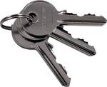 Stanley brass padlock 25 mm, standard bracket