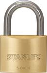 Stanley brass padlock 50 mm standard bracket, 2 pcs