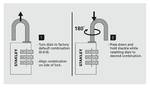 Stanley brass combination lock 30 mm 3-digit