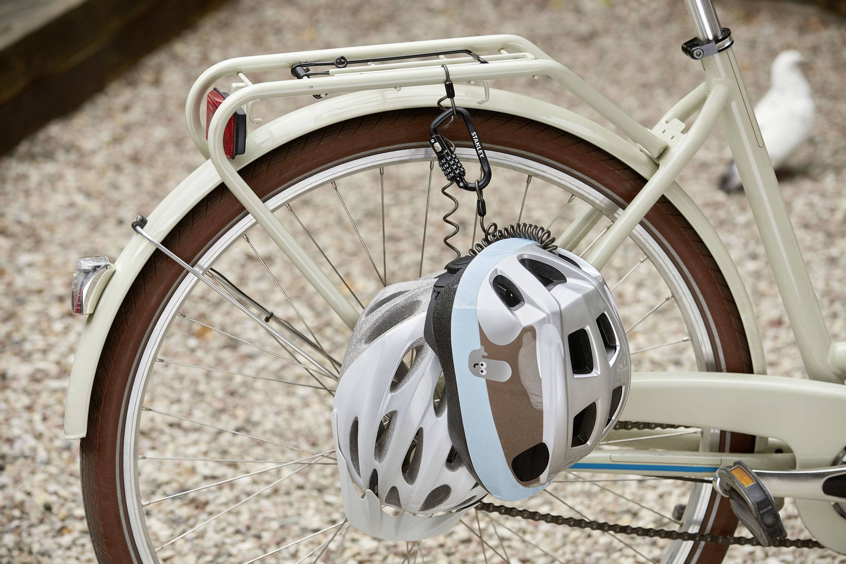 STANLEY S744-030 Steel cable lock Black Combination lock-5