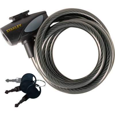 STANLEY S755-202 Steel cable lock Key lock-0