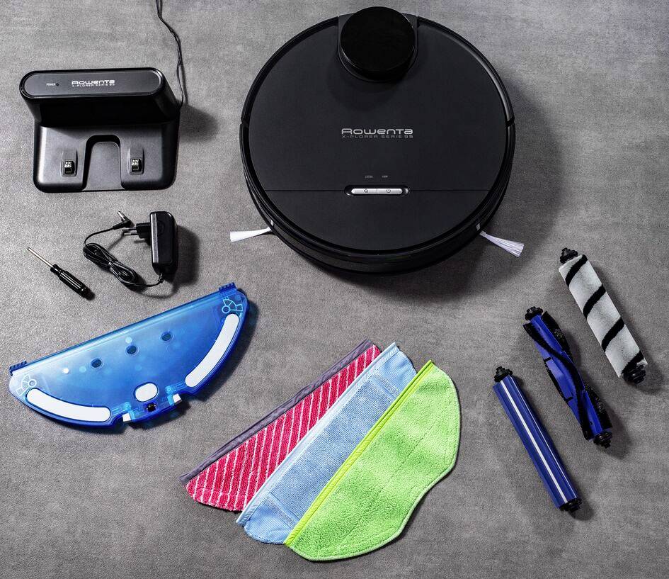 Rowenta RR7975 Robotic vac Black Alexa compatibility, Google Home