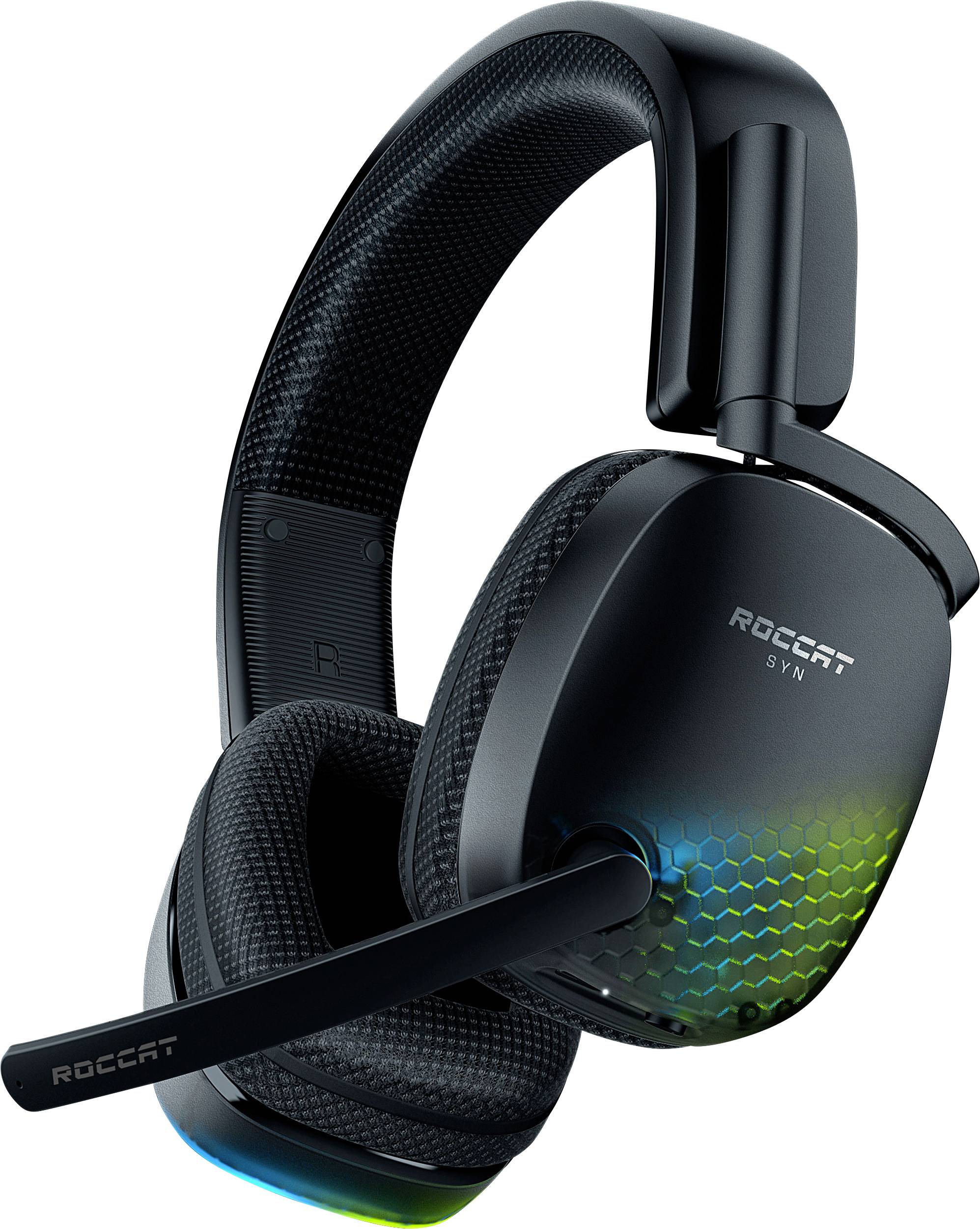 Roccat SYN Pro Air Over-ear headset Bluetooth® (1075101) Stereo Black Volume control Gaming-1