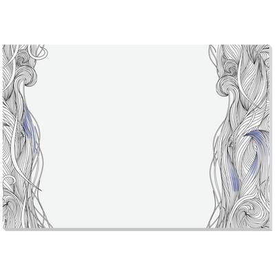Sigel Relax HO570 Desk pad Blank Black/white (W x H) 595 mm x 410 mm