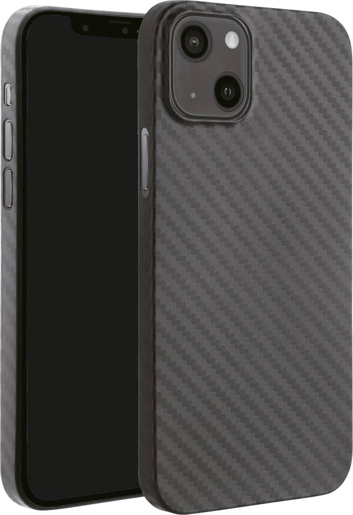 Vivanco Pure Back cover Apple iPhone 13 Mini Carbon Inductive charging, Shockproof PUCVVIPH2021MCAR