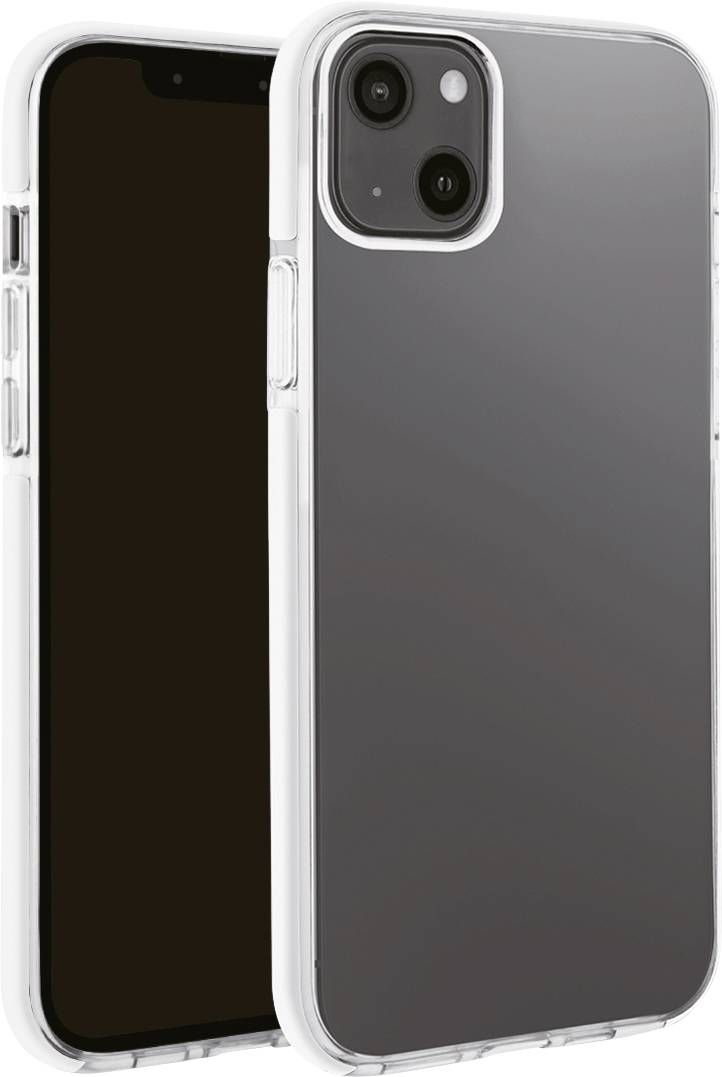 Image of Vivanco Rock Solid Back cover Apple iPhone 13 Pro Transparent, White Inductive charging, Shockproof RSCVVIPH2021PWT