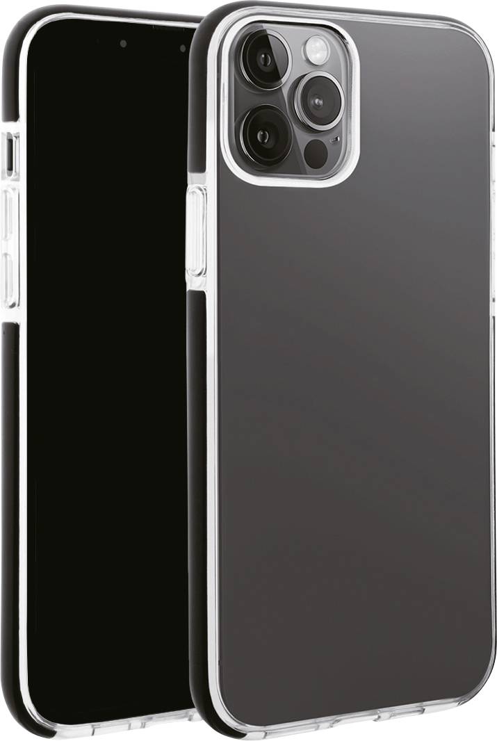 Image of Vivanco Rock Solid Back cover Apple iPhone 13 Pro Max Transparent, Black Inductive charging, Shockproof RSCVVIPH2021PMT