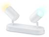WiZ IMAGEO WiZ Spots 2x5W W 27-65K TW 871951455177000 LED ceiling light 10 W White