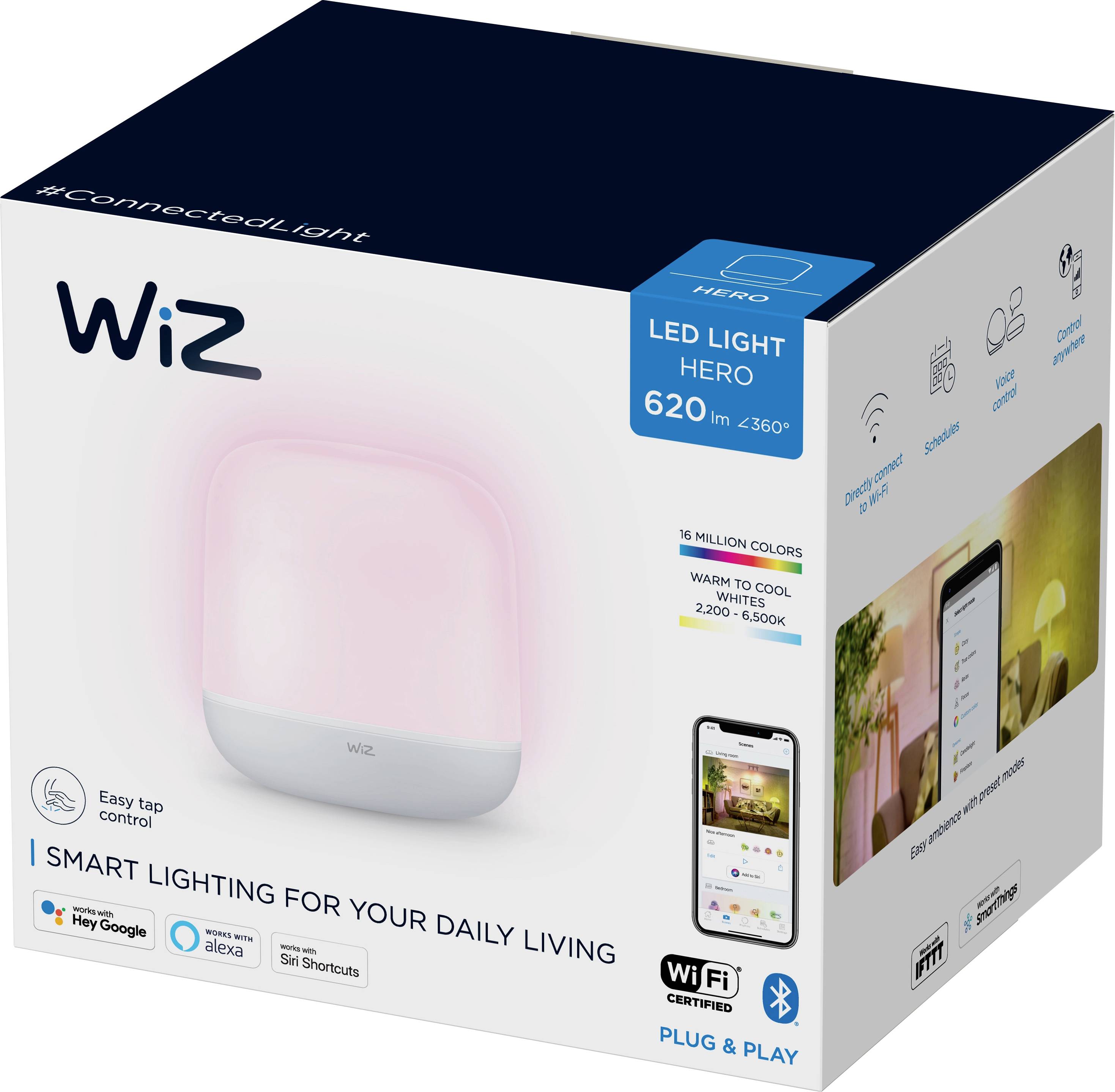 wiz smart led hero table lamp