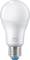 A white LED light bulb with the inscription 'WiZ Whites' on the base. Ideal for energy-efficient lighting.