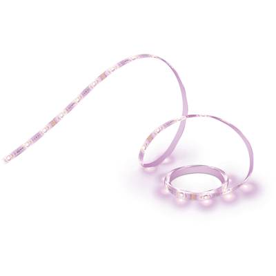 LED light strips with pink illumination, arranged in a spiral, demonstrate flexibility and lighting capabilities for decorations.
