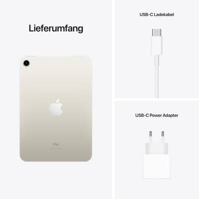 Apple iPad mini 8.3 (6th Gen, 2021) WiFi 256 GB Pole star 21.1 cm (8.3 inch) iPadOS 15 2266 x 1488 Pixel-9