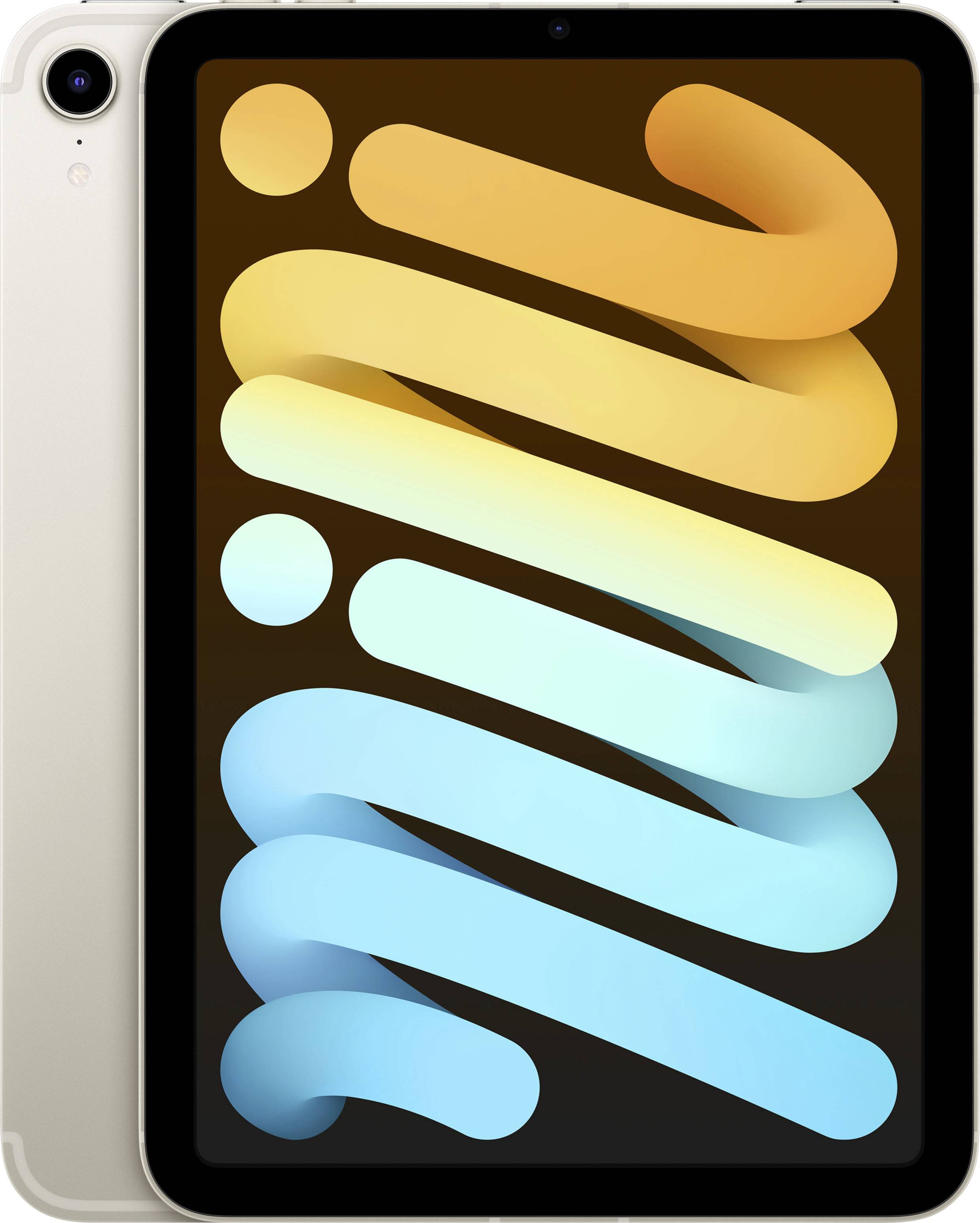 Apple iPad mini 8.3 (6th Gen, 2021) UMTS/3G, LTE/4G, 5G, WiFi 64 GB Pole star 21.1 cm (8.3 inch) iPadOS 15 2266 x 1488 P-0