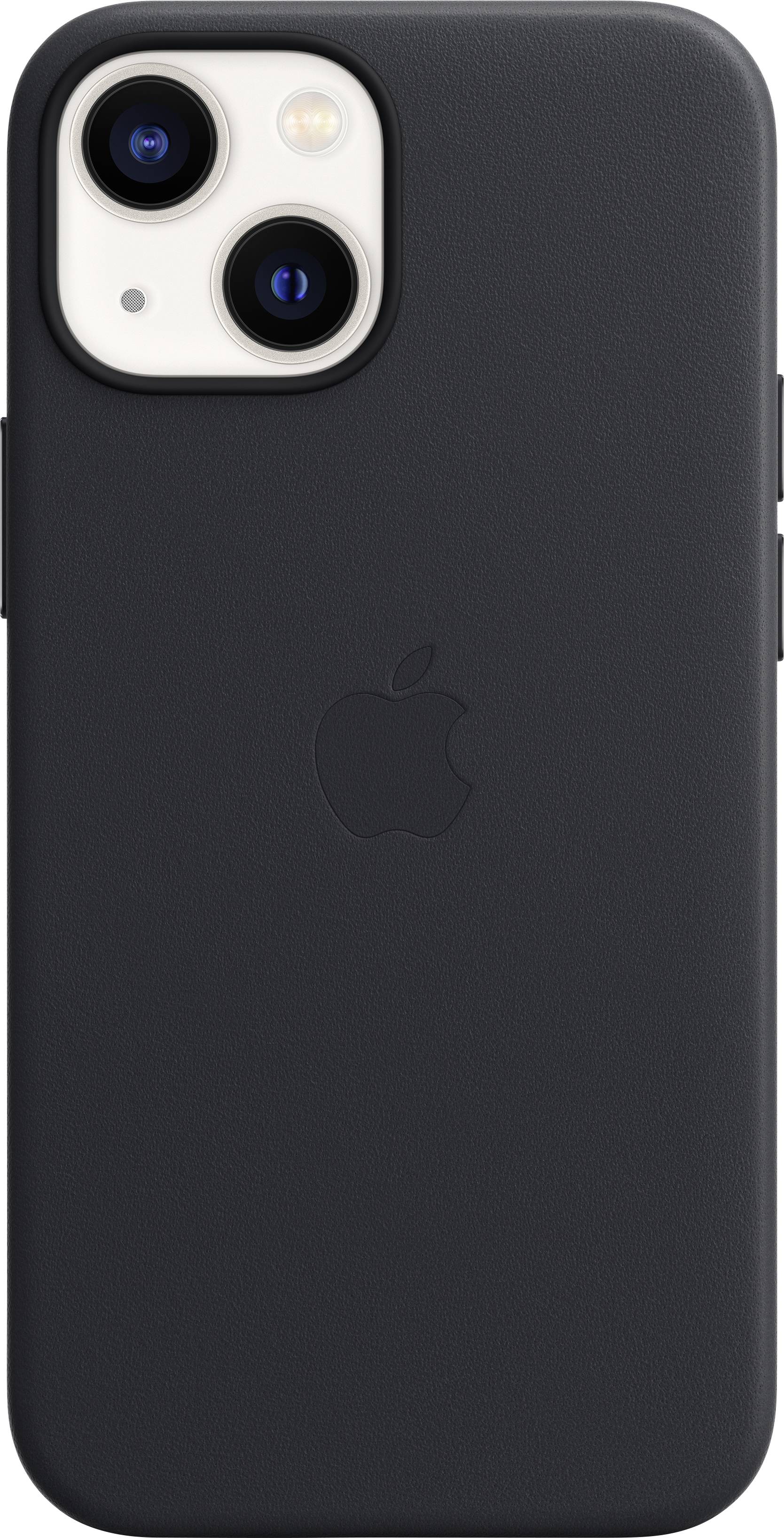 apple leather case with magsafe for iphone 13 pro midnight