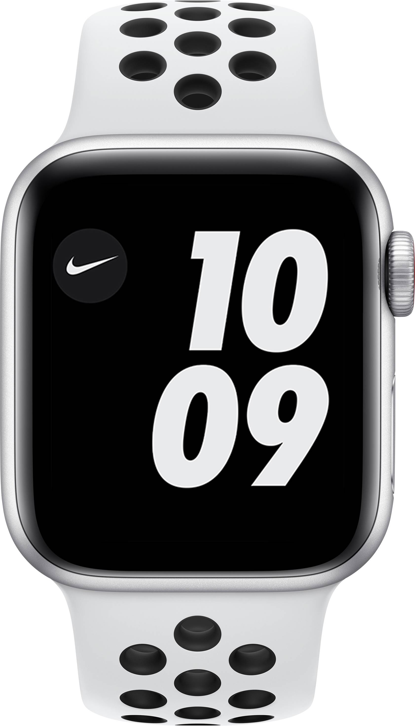 Apple Watch SE Nike Edition GPS + Cellular 40 mm Aluminium Silver Sports strap Platinum/black-1