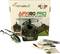 Model helicopter AFX180 Pro and accessories before packaging. Includes remote control, charger, tools and instructions.