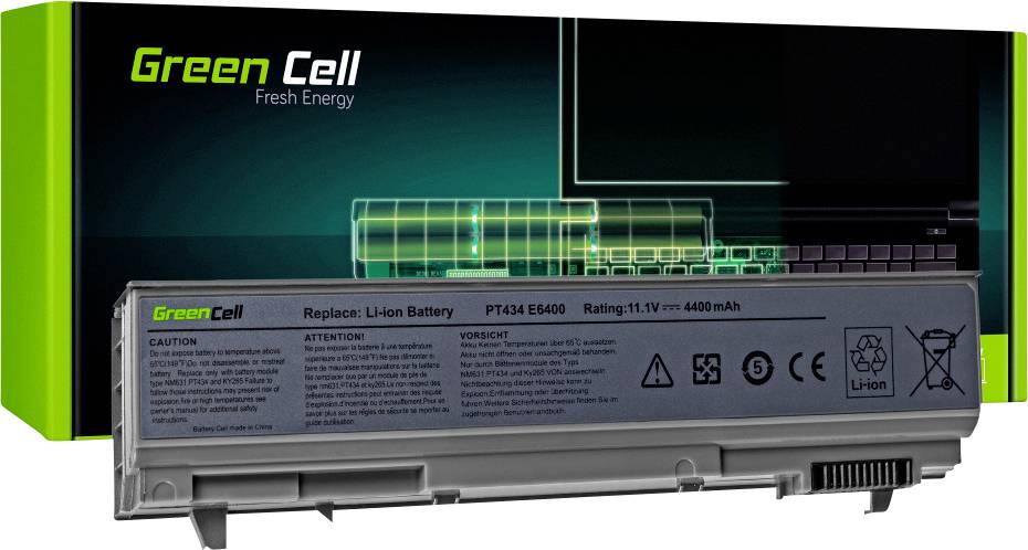 Green Cell Laptop battery PT434 W1193  V 4400 mAh Dell 