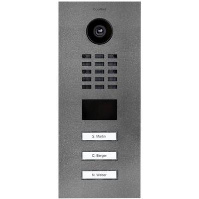   DoorBird  D2103V    IP video door intercom  LAN  Outdoor panel    Stainless steel, Iron mica (semi-gloss)