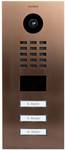 DoorBird D2103V IP video door intercom LAN Outdoor panel V2A stainless steel (brushed), Bronze look
